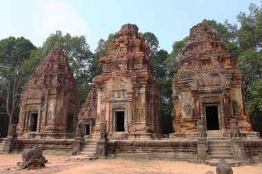 Preah Ko, Roluos grup Tapınak, Siem Reap, Kamboçya