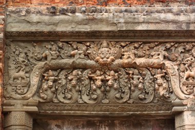 Preah Ko, Roluos grup Tapınak, Siem Reap, Kamboçya