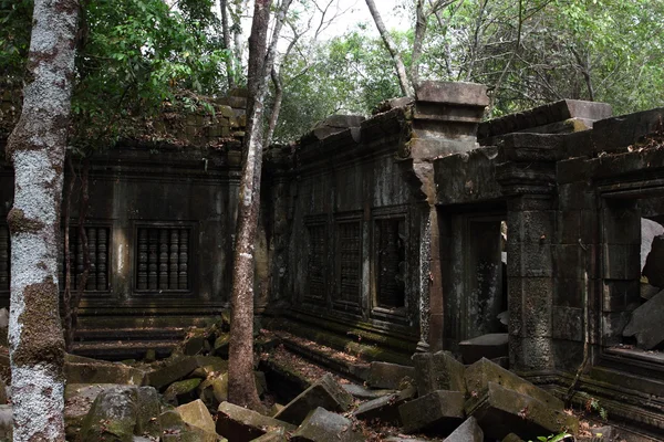 Ruiny chrámu mealea beng, angkor, Kambodža — Stock fotografie