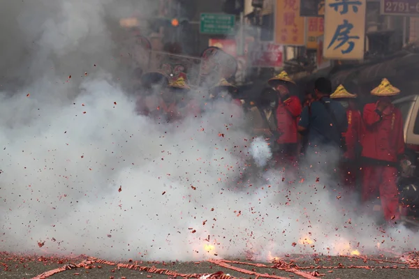 Para jenderal suci parade di Matsu Temple Fair — Stok Foto