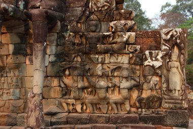 Teras filler, Angkor Thom, Siem Reap, Kamboçya