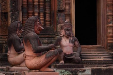 Tapınak Banteay Srei Angkor içinde