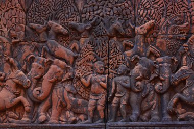 Tapınak Banteay Srei Angkor içinde