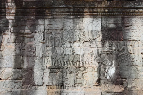 De Tempel Bayon in Angkor, Siem Reap, Cambodja — Stockfoto