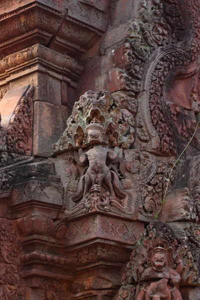 Temple Banteay Srei in Angkor — Stock Photo, Image