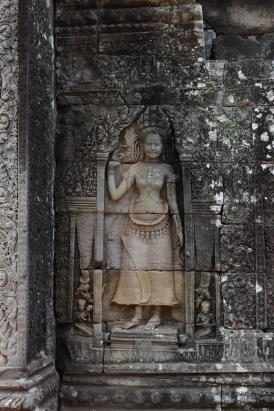 Templo de Bayon em Angkor, Siem Reap, Camboja — Fotografia de Stock