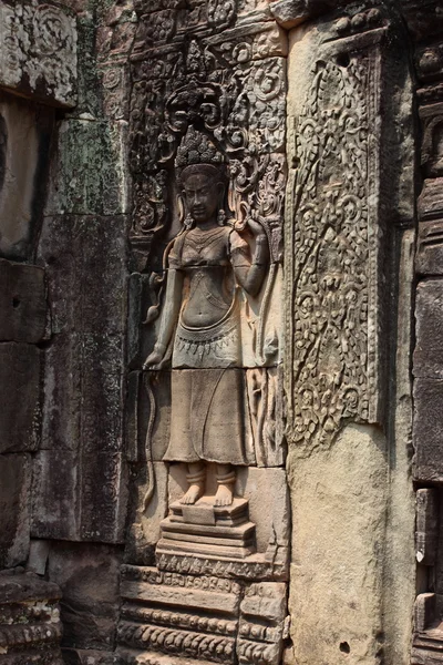 Templo de Bayon em Angkor, Siem Reap, Camboja — Fotografia de Stock