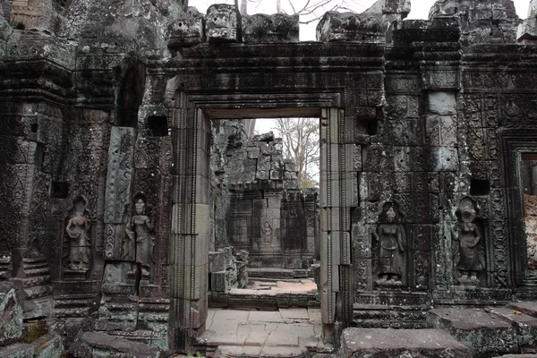 Templo Banteay Kedi en Angkor, Siem Reap, Camboya — Foto de Stock