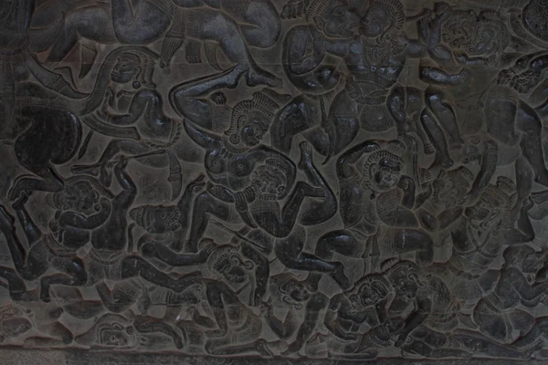 Angkor wat, siem συγκεντρώνει, Καμπότζη — Φωτογραφία Αρχείου