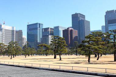 Sokak görünümü: Imperial Palace Tokyo, Japan