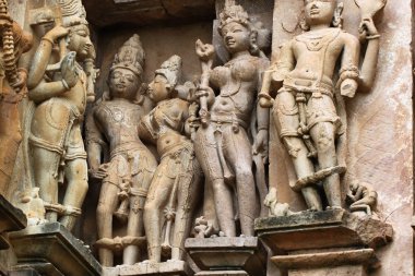 Khajuraho Tapınağı ve onların erotik heykeller, Hindistan