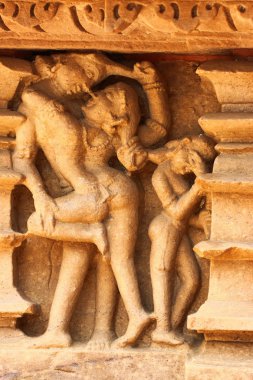 Khajuraho Tapınağı ve onların erotik heykeller, Hindistan