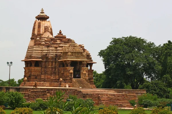 Świątynie Khajuraho i ich erotyczne rzeźby, Indie — Zdjęcie stockowe