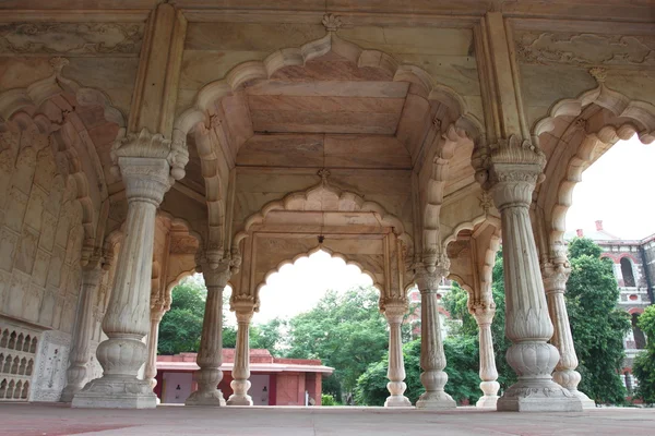 The Red Fort and its wall decorations — Stock Photo, Image