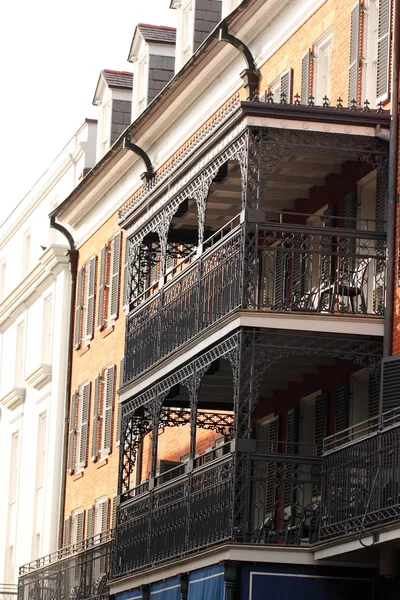 Rua um quarto francês de Nova Orleans — Fotografia de Stock