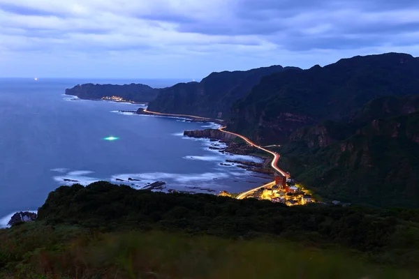 Küstenfelsformationen Nanya Nordostküste Taipei Taiwan — Stockfoto