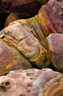 Kuzeydoğu Sahili Ulusal Sahra Bölgesi, Tayvan, Tayvan 'da kıyı kayaları oluşumları.