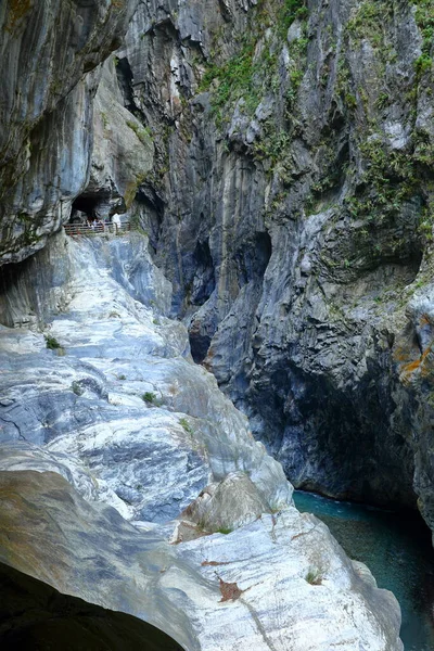 Jiuqudong Tunnel Nine Turns Taroko National Park Xiulin Hualien Taiwan — Stockfoto