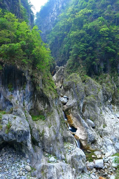 Jiuqudong Tunnel Neuf Virages Dans Parc National Taroko Xiulin Hualien — Photo