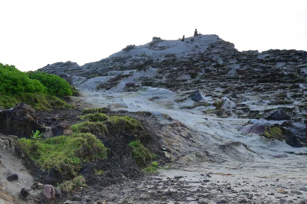 Shitiping Coastal Spot Con Una Escalera Natural Piedra Erosionada Ubicada —  Fotos de Stock