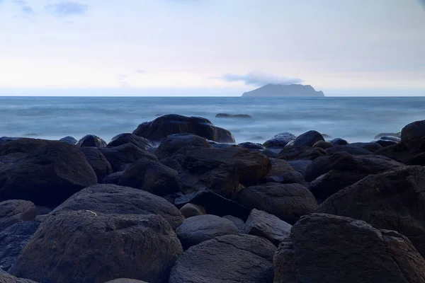 Beiguan Tidal Park Północno Wschodnim Wybrzeżu Tajwanu New Taipei City — Zdjęcie stockowe