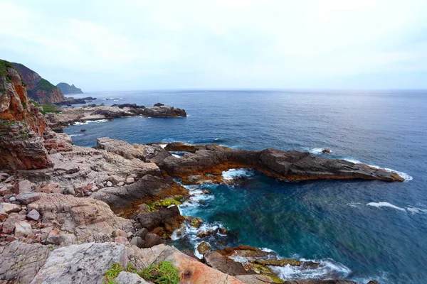 Longdong Bay Costa Noreste Taiwán Nueva Ciudad Taipei Yilan Área —  Fotos de Stock