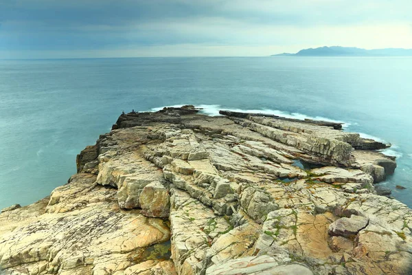 Longdong Bay Vid Taiwans Nordöstra Kust New Taipei City Och — Stockfoto