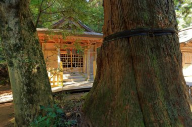 Takachiho Tapınağı, Takachiho 'da bir Shinto tapınağı, Nishiusuki Bölgesi, Miyazaki, Japonya