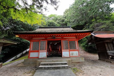 Kibitsuhiko Tapınağı, Shinto tapınağı. 1697 'de Japonya' nın Okayama şehrinde yeniden inşa edilen bir iç tapınak.