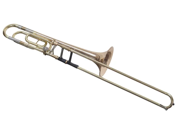 Muziekinstrument trombone — Stockfoto