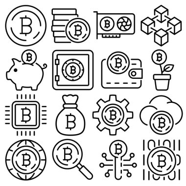 Kripto Para Birimi Özellikleri Simge Taslak Biçimi (Bölüm 1)