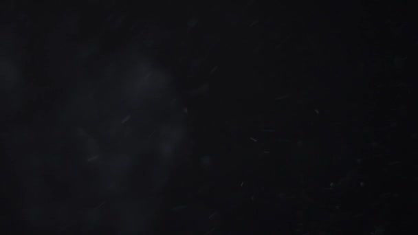 poussière nuage isolé fond noir bulle bokeh 