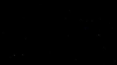 İzole bulut siyah arka plan kabarcık Bokeh toz