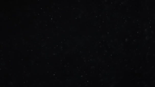 poussière nuage isolé fond noir bulle bokeh 