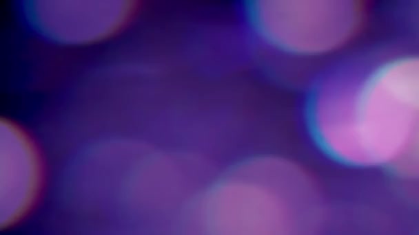 Bleu abstrait lumières bokeh fond boucle 