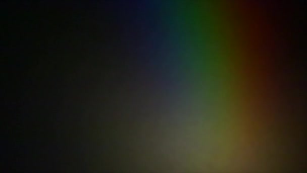 Palcoscenico luce nebbia rotante luce colorata — Video Stock