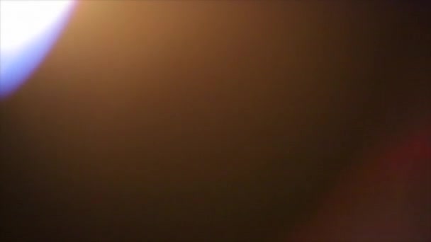 Sun Flares sur fond noir Tourner en studio 