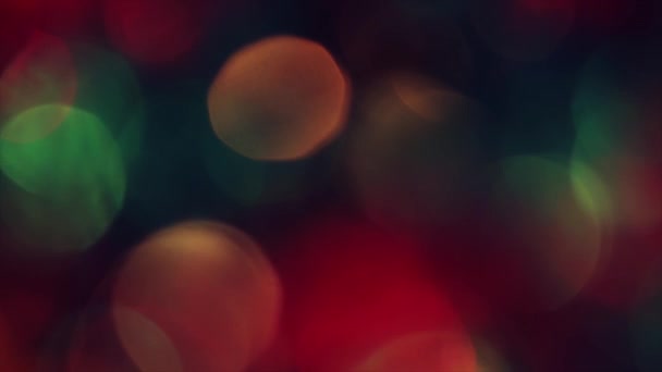 4K Shaky De Focus Circulaire Bokeh Rouge et Vert 