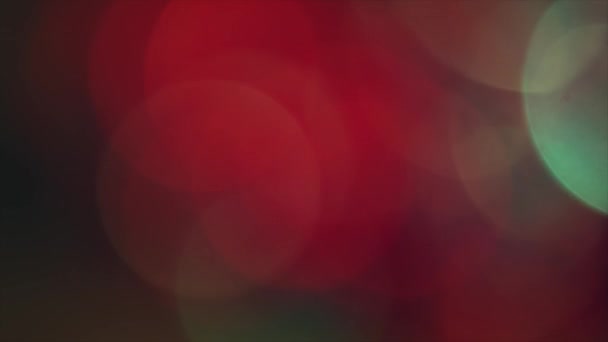 4K Shaky De Focus Circulaire Bokeh Rouge et Vert 