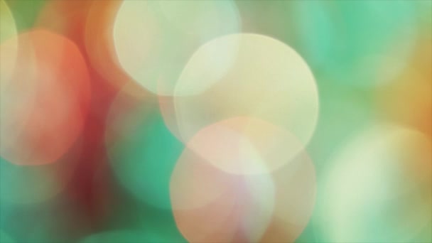 4K Distant Out Of Focus Bokeh Colorful — Stock Video