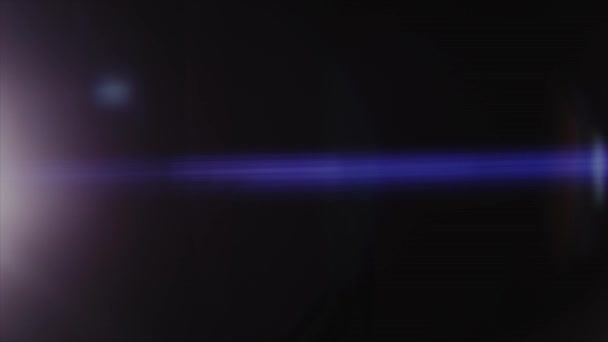 Luz Lente Flare Overlay Transição Fuga de luz — Vídeo de Stock