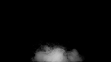 Yangın dumanı siyah arka plan