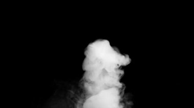 Vapours Sis Blow Alttan Siyah Bir Arka Plan