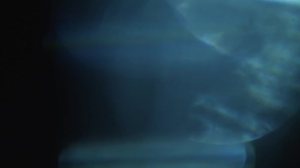 4 k 抽象的蓝灯景背景 — 图库视频影像