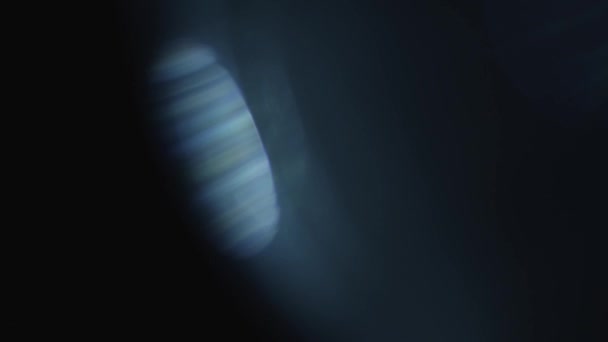 Latar Belakang 4K Blue Abstract Lights Bokeh — Stok Video