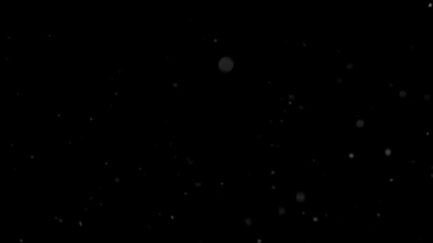 poussière nuage isolé fond noir bulle bokeh 