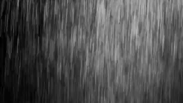 Raindrops of White Water on Glass. — Stock Video