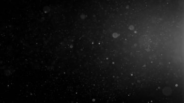 Soyut ışık ve toz parçacıkları