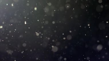 Soyut ışık ve toz parçacıkları