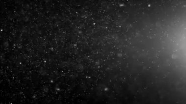 Soyut ışık ve toz parçacıkları